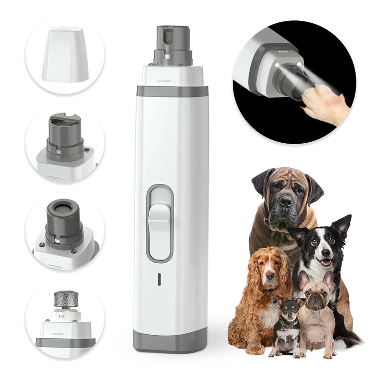 2 trinns elektrisk neglkvernhund Nail Grinder Trimmer