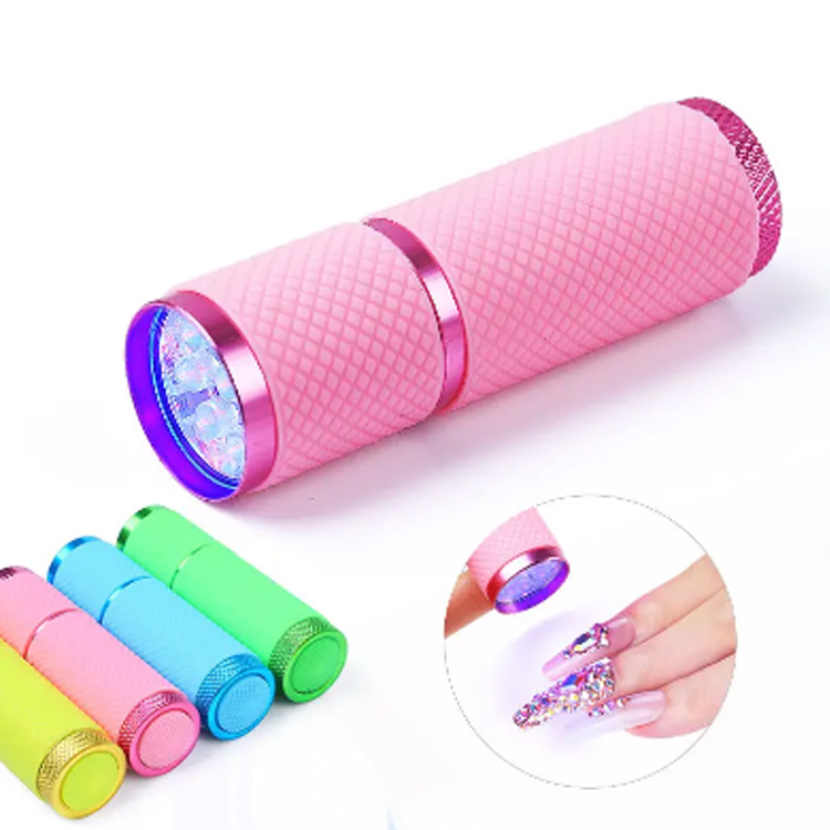 2024 gel herding polsk lys rask tørketrommel 9 LED UV mini neglelampe