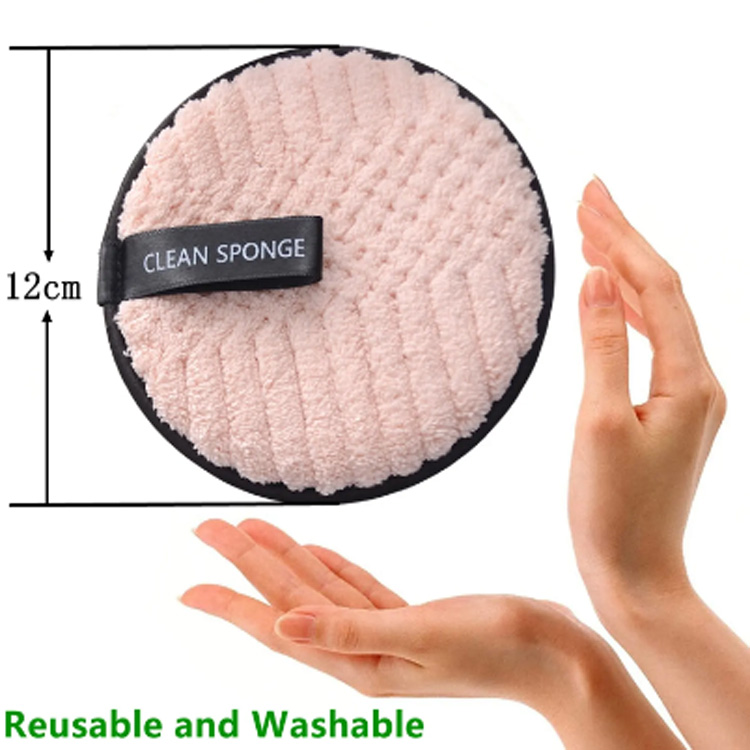 2024 Ny mikrofiber sminke ansiktsrensende svampputer