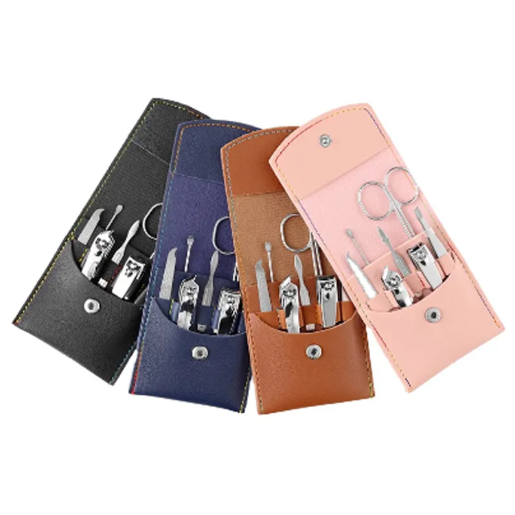 2024 Nye profesjonelle 7-stykker Mini Manicure Set Nail Kit Set