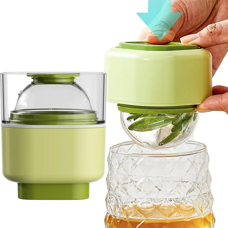 3D Ice Ball Cube Maker Silikon Ice Ball -formet presseform