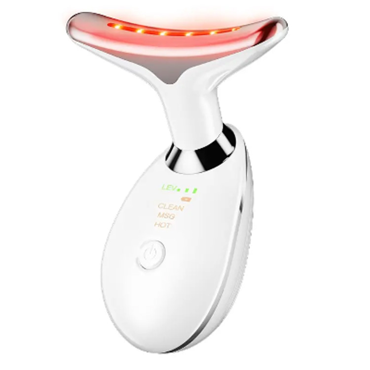 7 Color Light Neck Massager Face Massager Tool for hudpleie