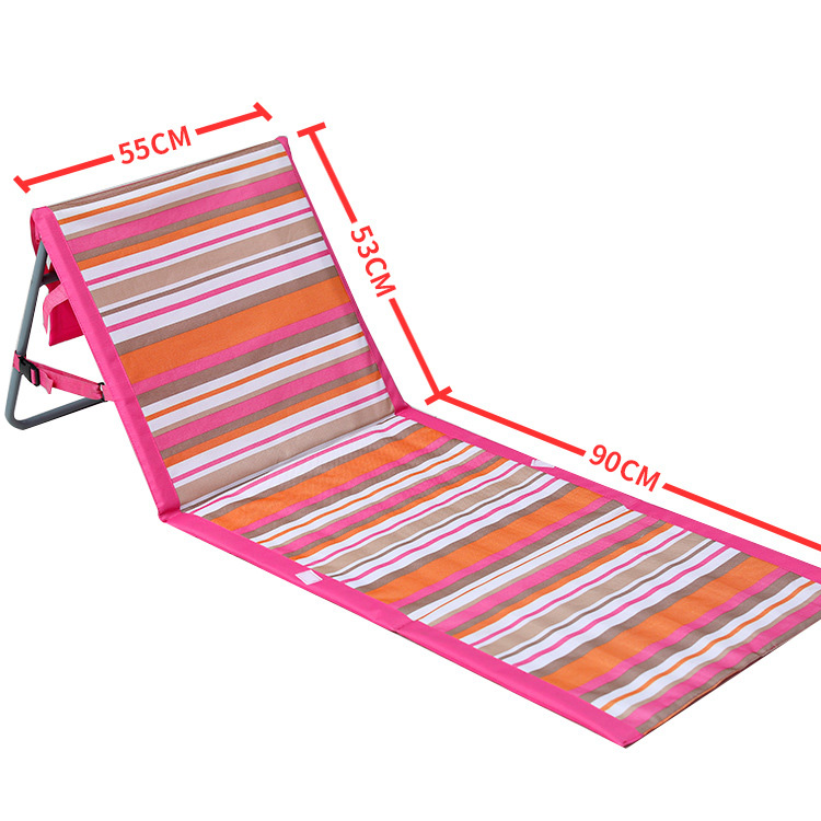 Beach Leisure Stol Fiske Ryggstøtte Lett sammenleggbar stol