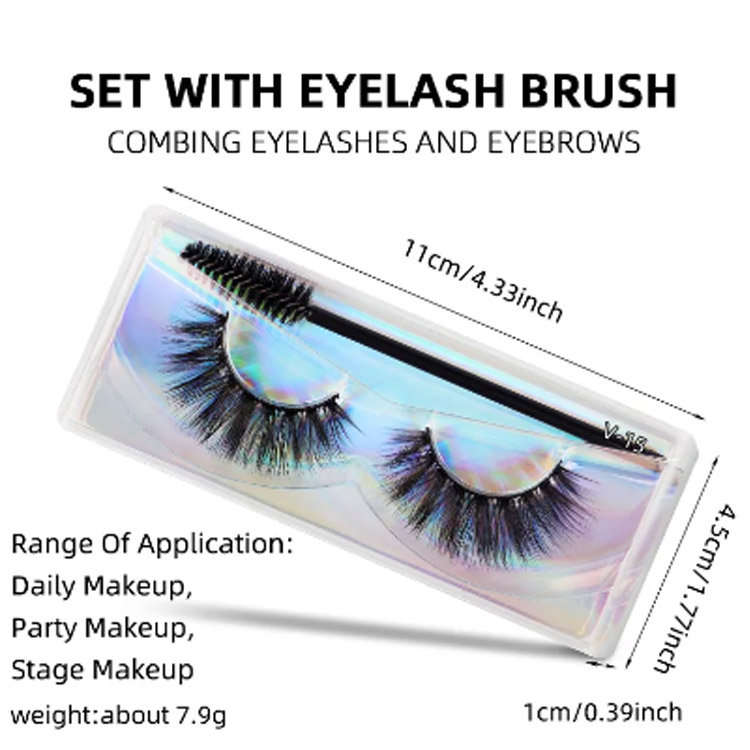 Beste silkeøyevipper Private etikett Faux Mink Eyelash