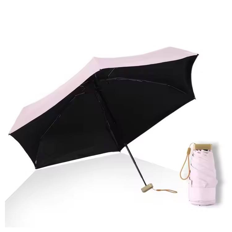 Capsule Sunshine Paraply 2025 Ultra Mini 6 Folding paraplyer