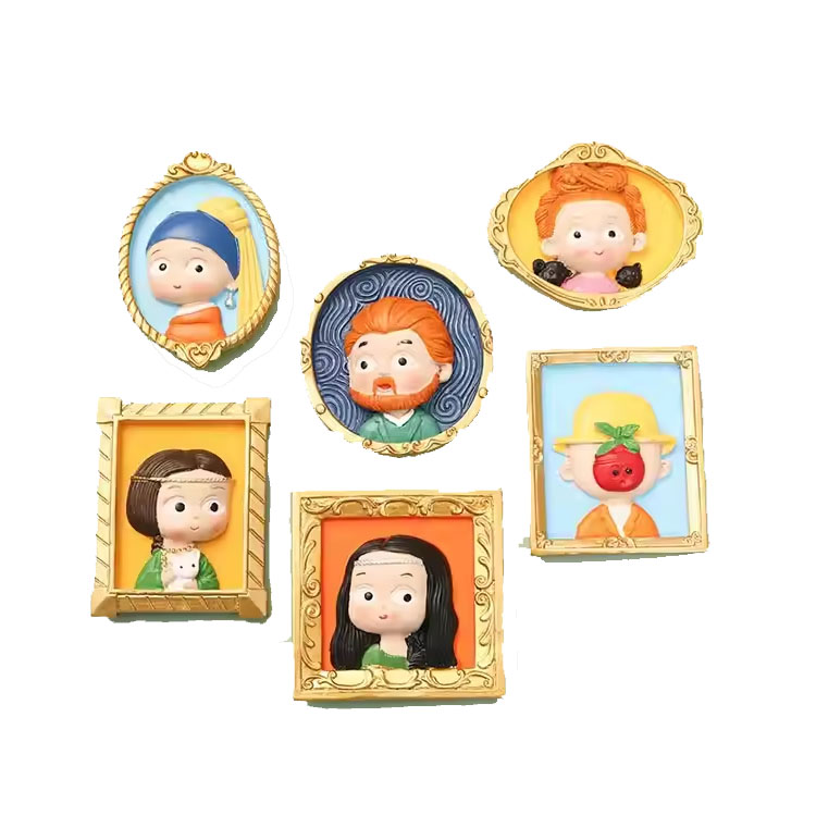 Egendefinerte keramiske presidentgaver Kjøleskapsmagneter Søte