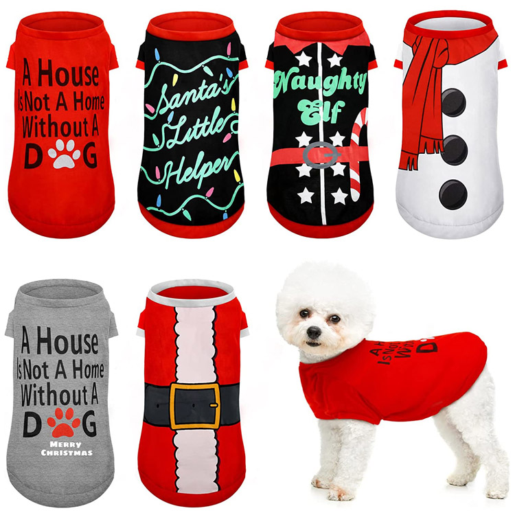 Engros Valp kostyme Xmas Apparel Hunde Juleklær