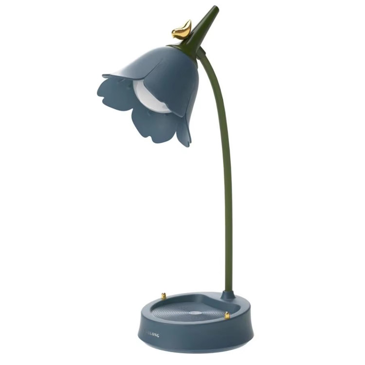 Flower LED Student Soverom Rom Lese Touch Skrivebordslampe