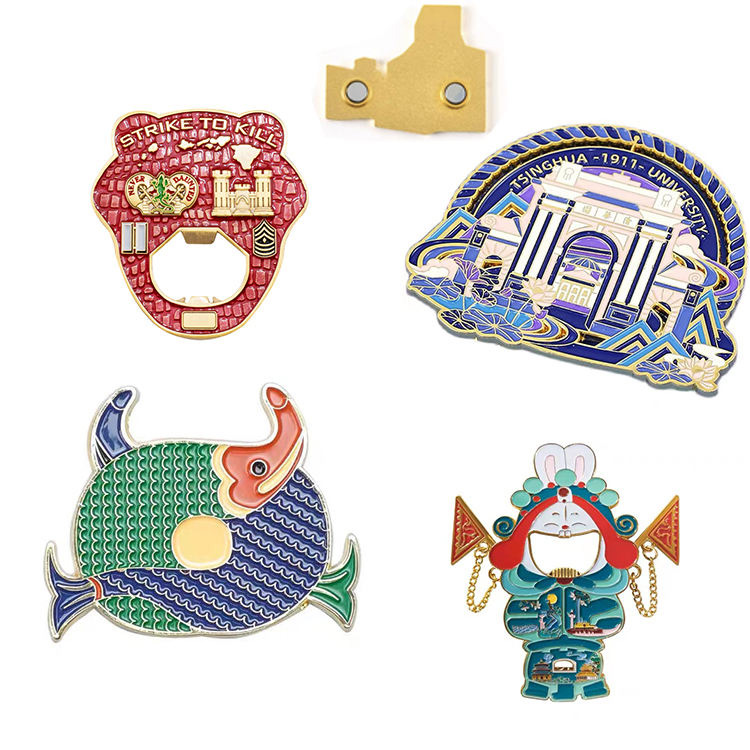 Glitter Metal Kjøleskapsmagneter Salgsfremmende Kjøleskapsmagneter