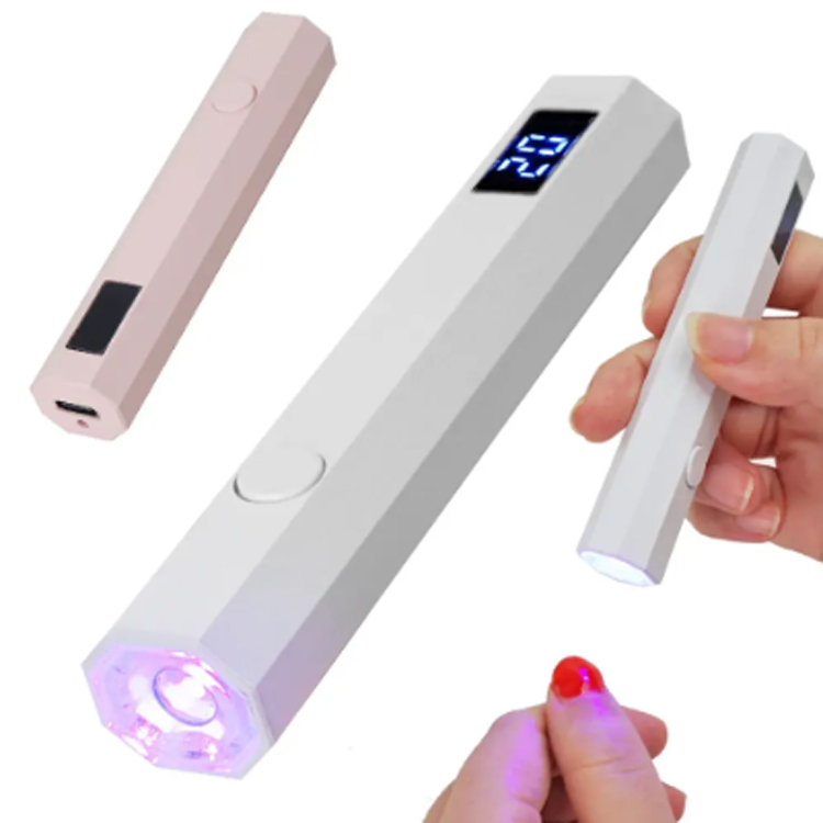 Håndholdt manikyrlampe med digital skjerm mini bakelampe
