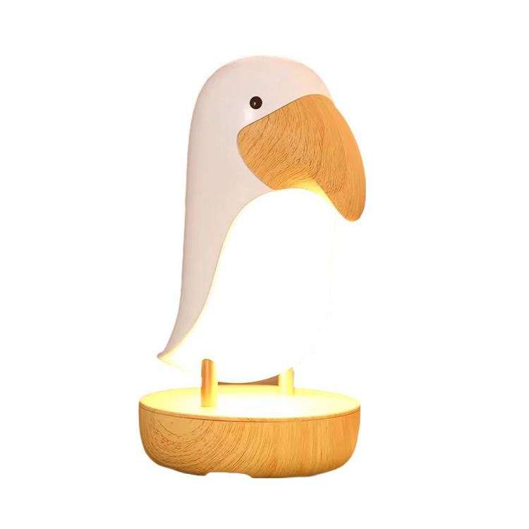 Home Decor Touch Dimming Trådløs Nattbord Bird Skrivebordslampe