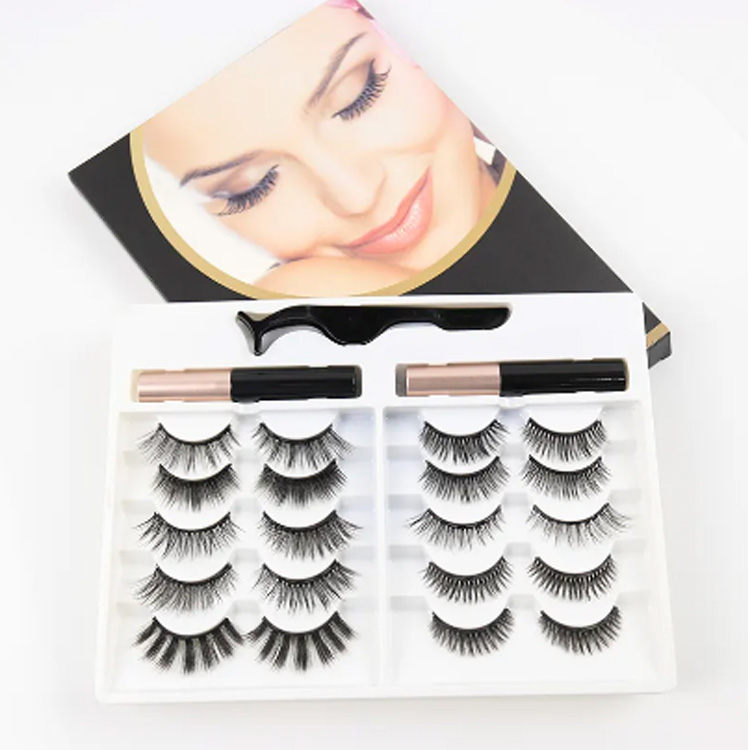 Hot Selling Magnetic Eyelashes Private Label 10 Magnet