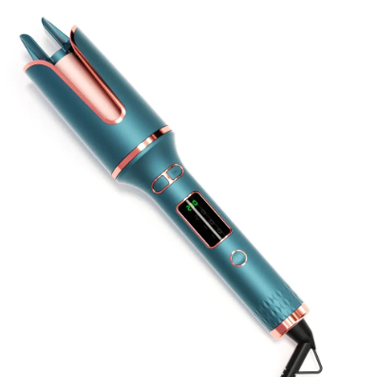 LCD Automatisk varmeovn Keramisk silke Portabelt Curling Iron Electric