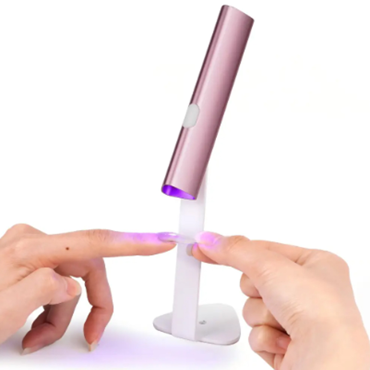 LED Manikyrpenn Mini UV Slitasje Nail Lim Gel Baking Lamp
