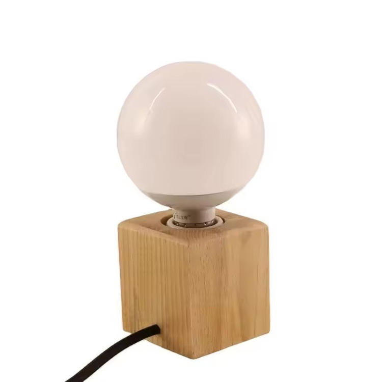 Led Vintage Edison trebord lesepære skrivebordslampe