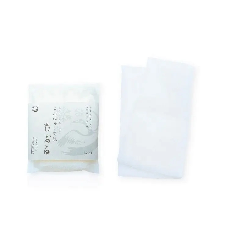 Laget i Japan Natural Body Washing Natural Konjac -håndkle