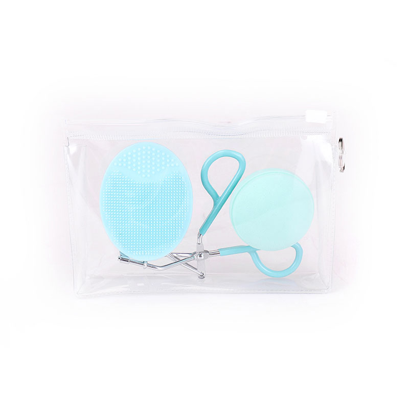 Makeup Suits Marcarons Blender Eyelash Curler Facial Scrubber