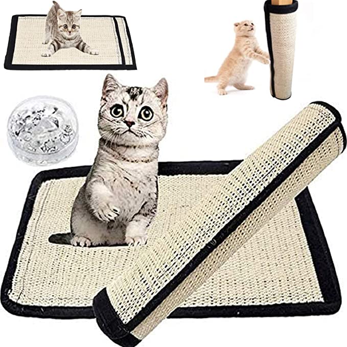 Naturlig gulvskrapeteppe Sisal Cat Scratch Mat