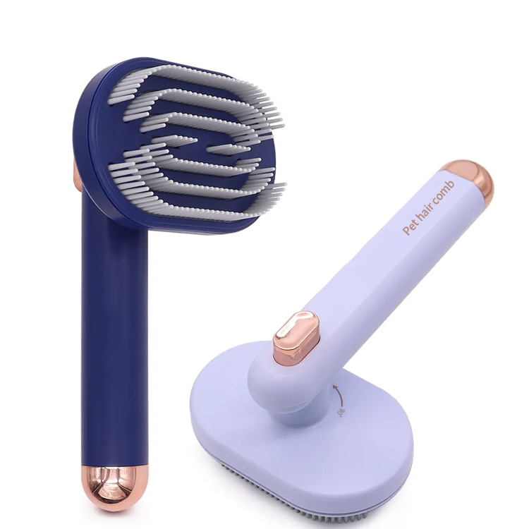 Nytt kjæledyrbørste Pet Grooming Brush Cat Dog Pet Bath Brush