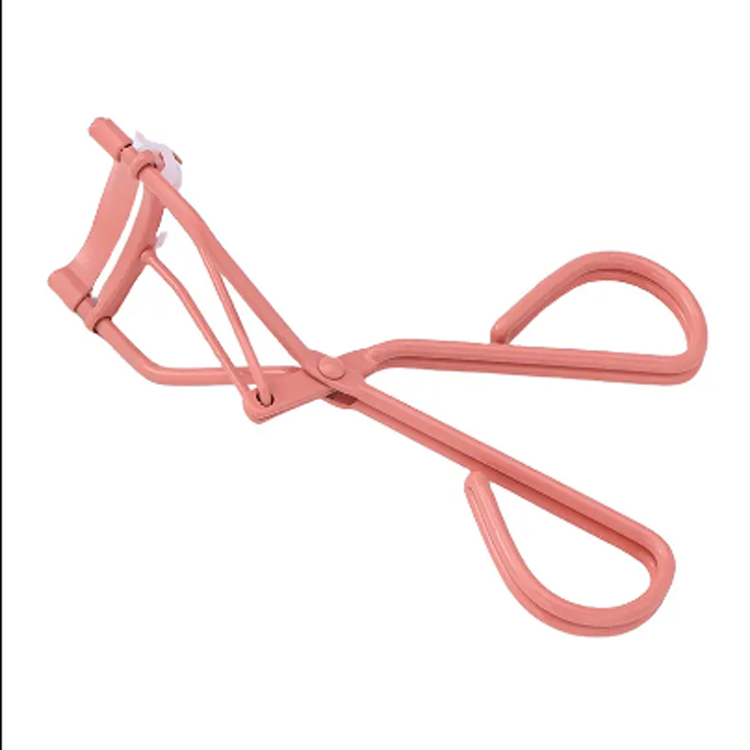 Rosa rustfritt stål Wire Light White Curler Eyelash Curler