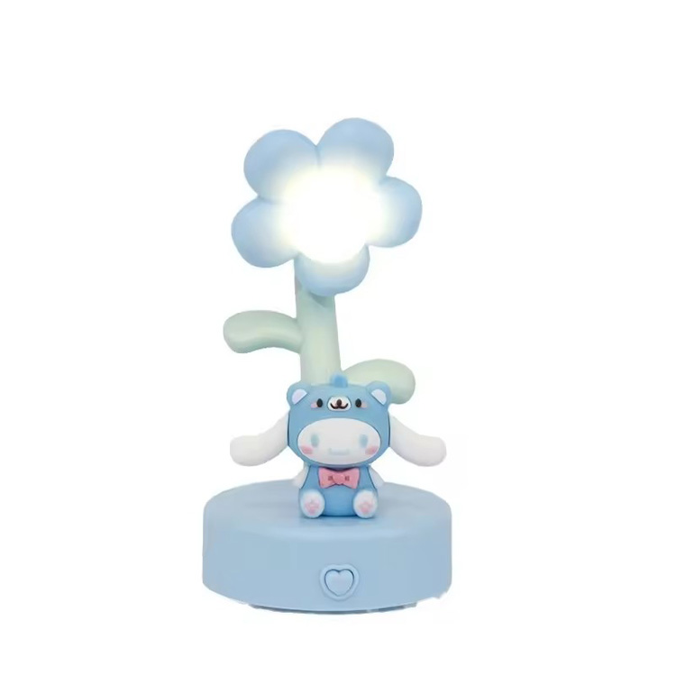 Populær kreativ gave Cinnamoroll Anime Tricolor skrivebordslampe