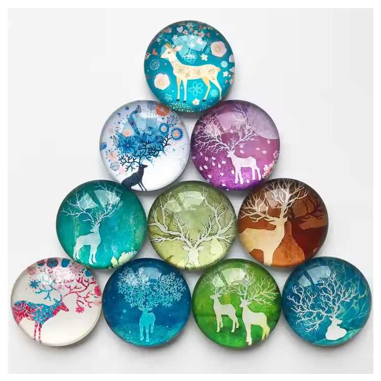 Gummi klistremerke Fairy Deer Art salgsfremmende gave kjøleskapsmagnet