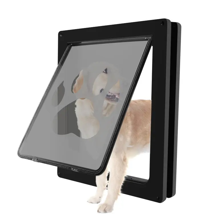 Sikkerhetsdeksel og magnetisk klaff Pet Gate Dog Cat Flap Door