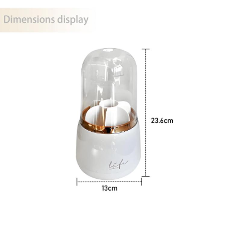 Oppbevaringsboks 360 Rotating Makeup Brush Holder Organizer