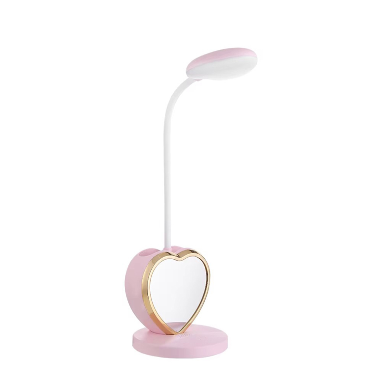 USB Oppladbar Touch Makeup Mirror Love Bordlampe