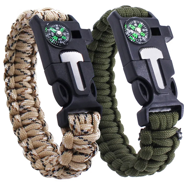 Engros Sample Survival 550 LBS Tactical Paracord armbånd